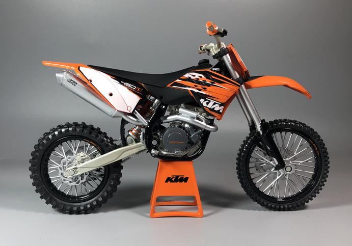 Mô hình xe mô tô KTM 450 SX tỉ lệ 1:12
