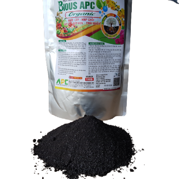 Phân Bón Hữu Cơ BIOUS APC Organic, Phân Bón Gốc ( Gói 1kg )