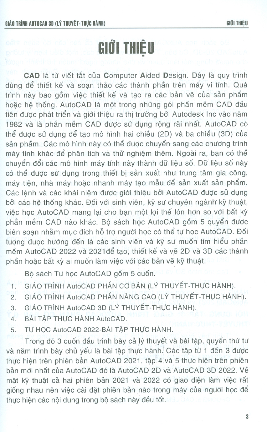Giáo Trình Auto CAD 3D - Lý Thuyết - Thực Hành