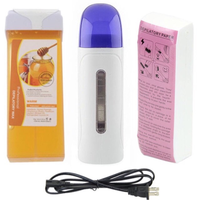 Bộ máy wax lông & sáp wax depilatory