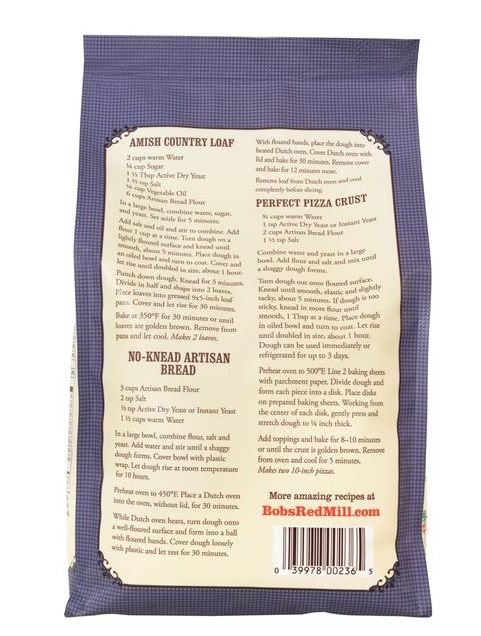 Bột làm bánh mì Artisan Bob's Reb Mill (Artisan Bread Flour)