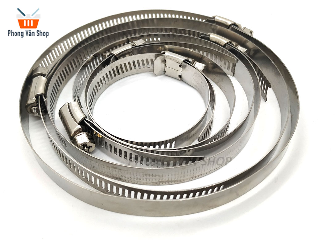 Đai xiết giữ ống nước-ga có ren đủ loại-54-70-80-90-100-110mm - Nhóm 2