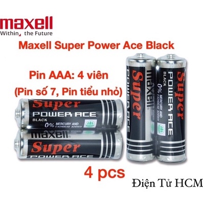 Pin tiểu aaa 4 viên 1.5v chính hãng