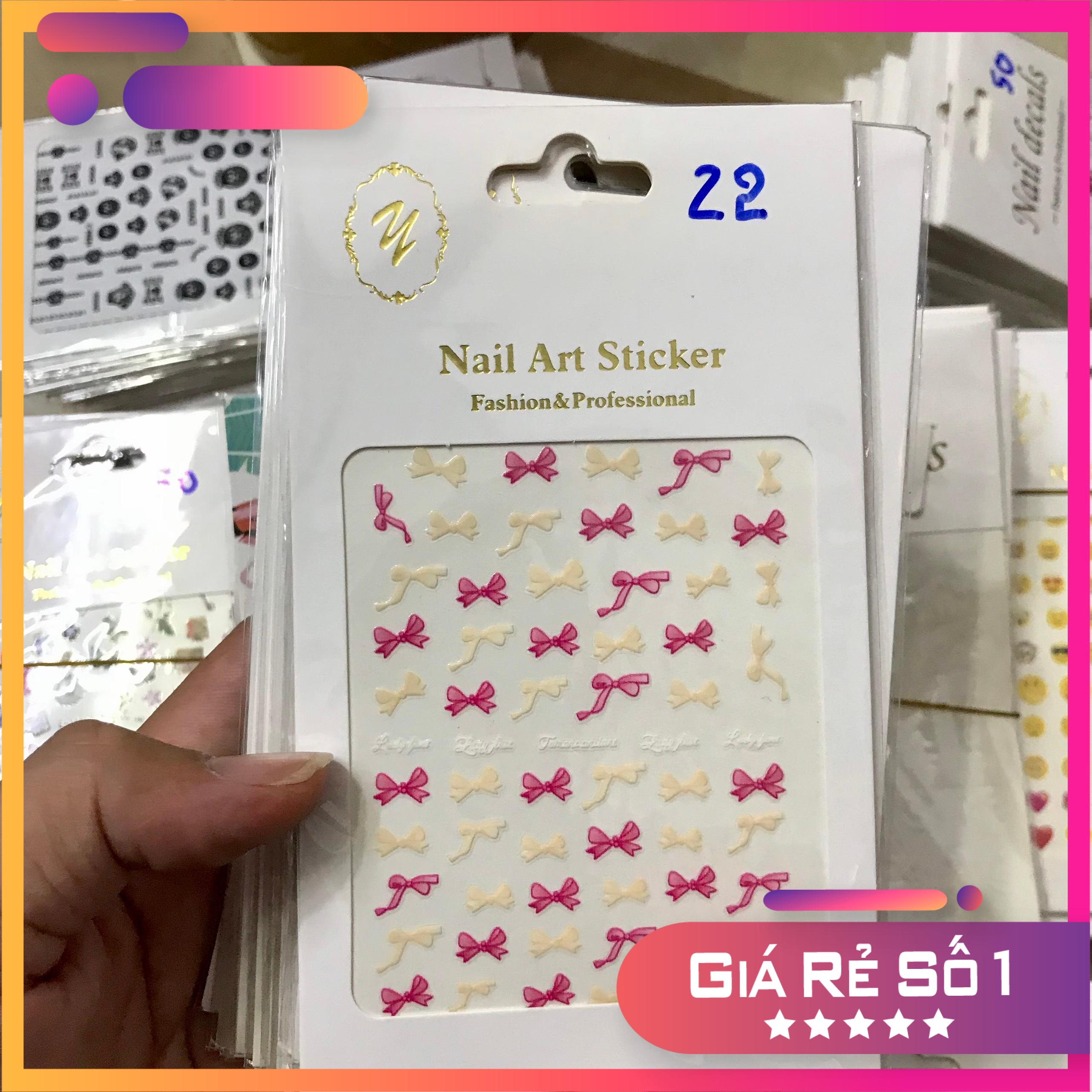 Nail sticker dán móng tay - Chân - HOT 6