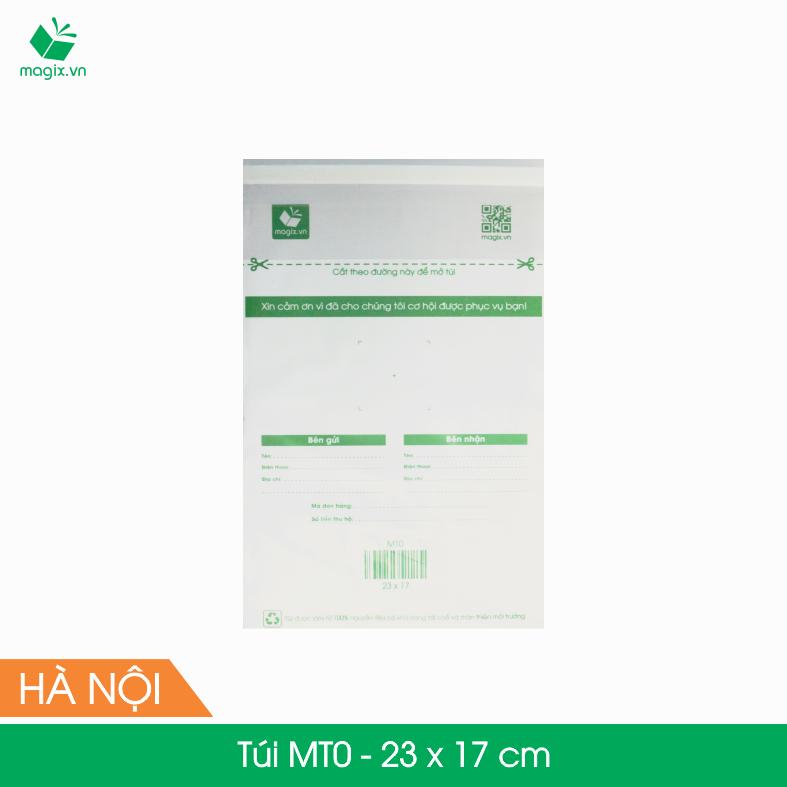 MT0 - 23x17 cm - 100 Túi nilon (tự phân hủy sinh học) đóng hàng