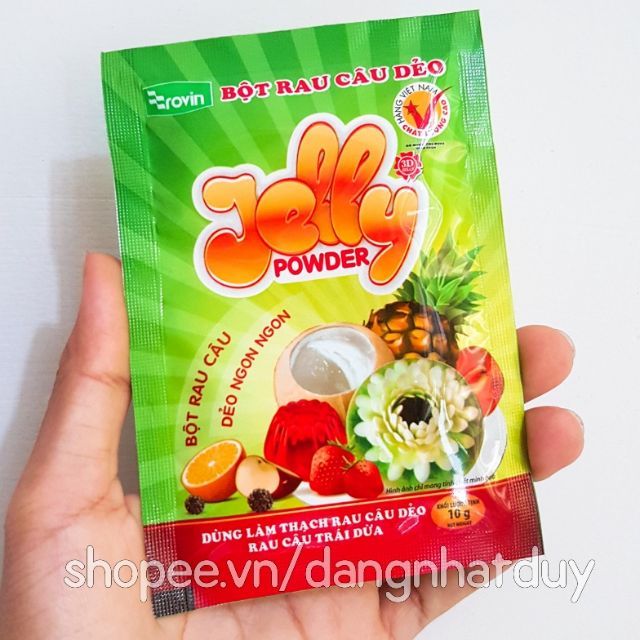 Bột rau câu dẻo Hoàng Yến 10GRAM