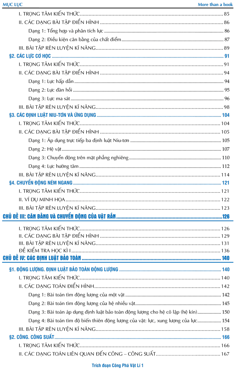 CÔNG PHÁ VẬT LÍ 1 (LỚP 10)