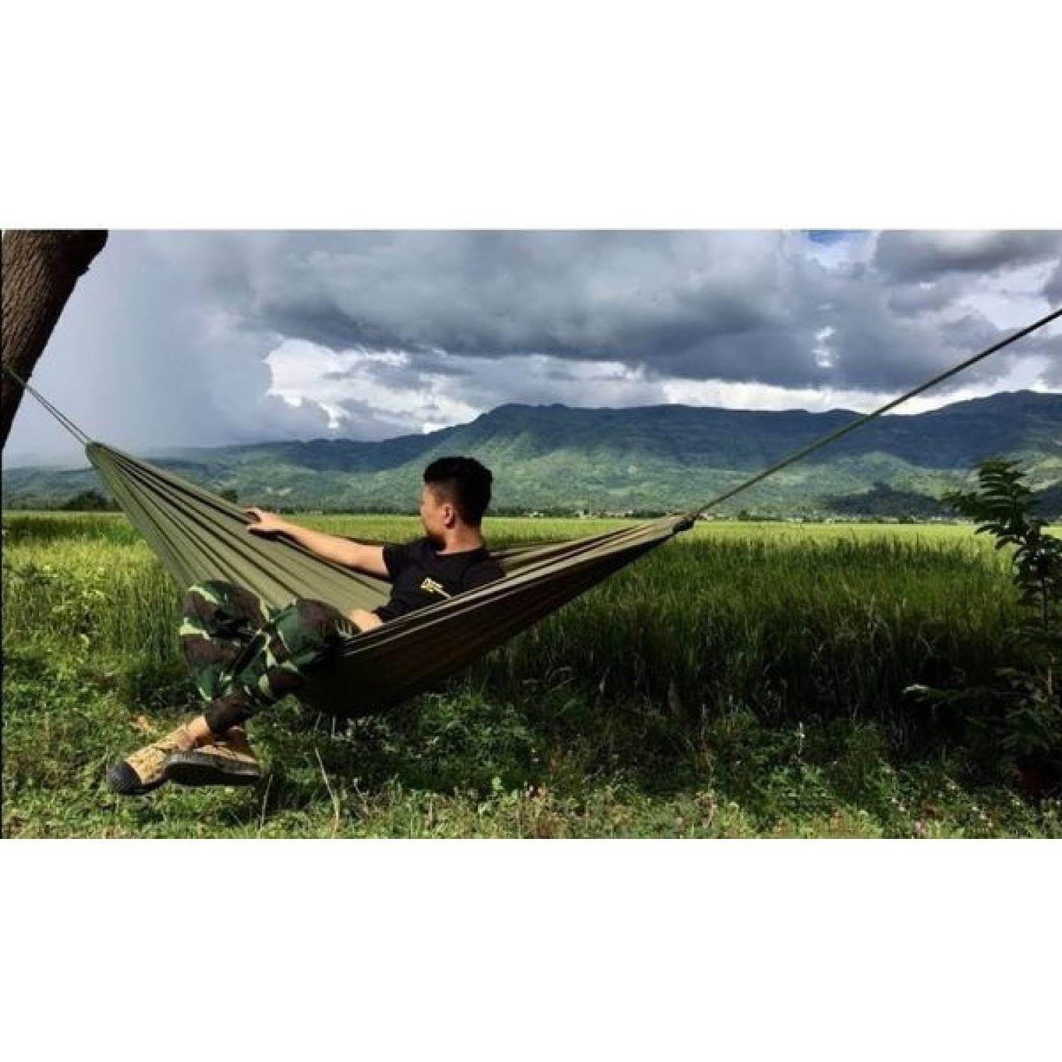 Võng dù 1 lớp - cuộn dây 16m