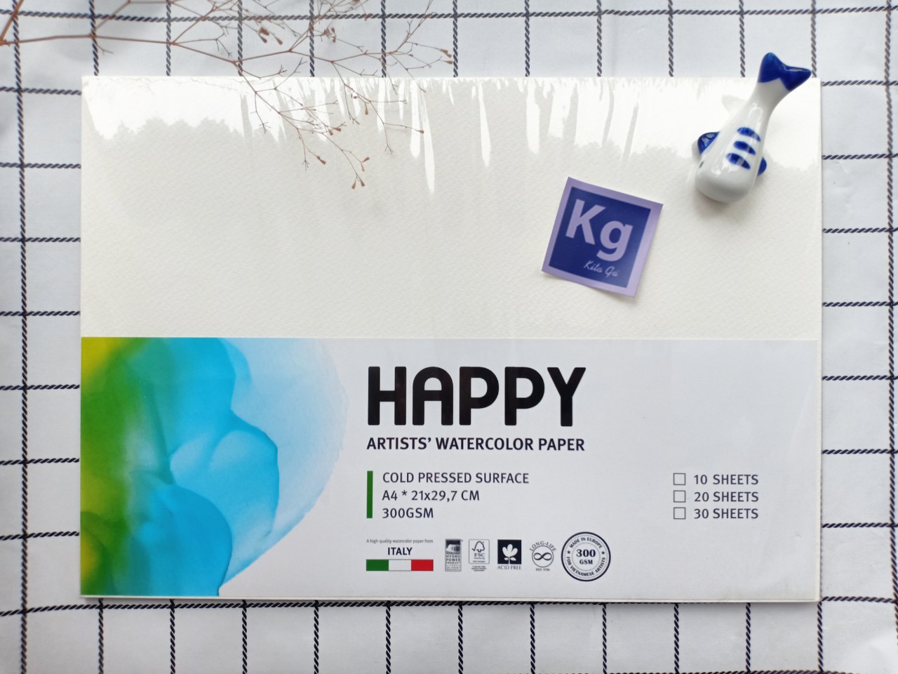 Giấy vẽ màu nước Happy