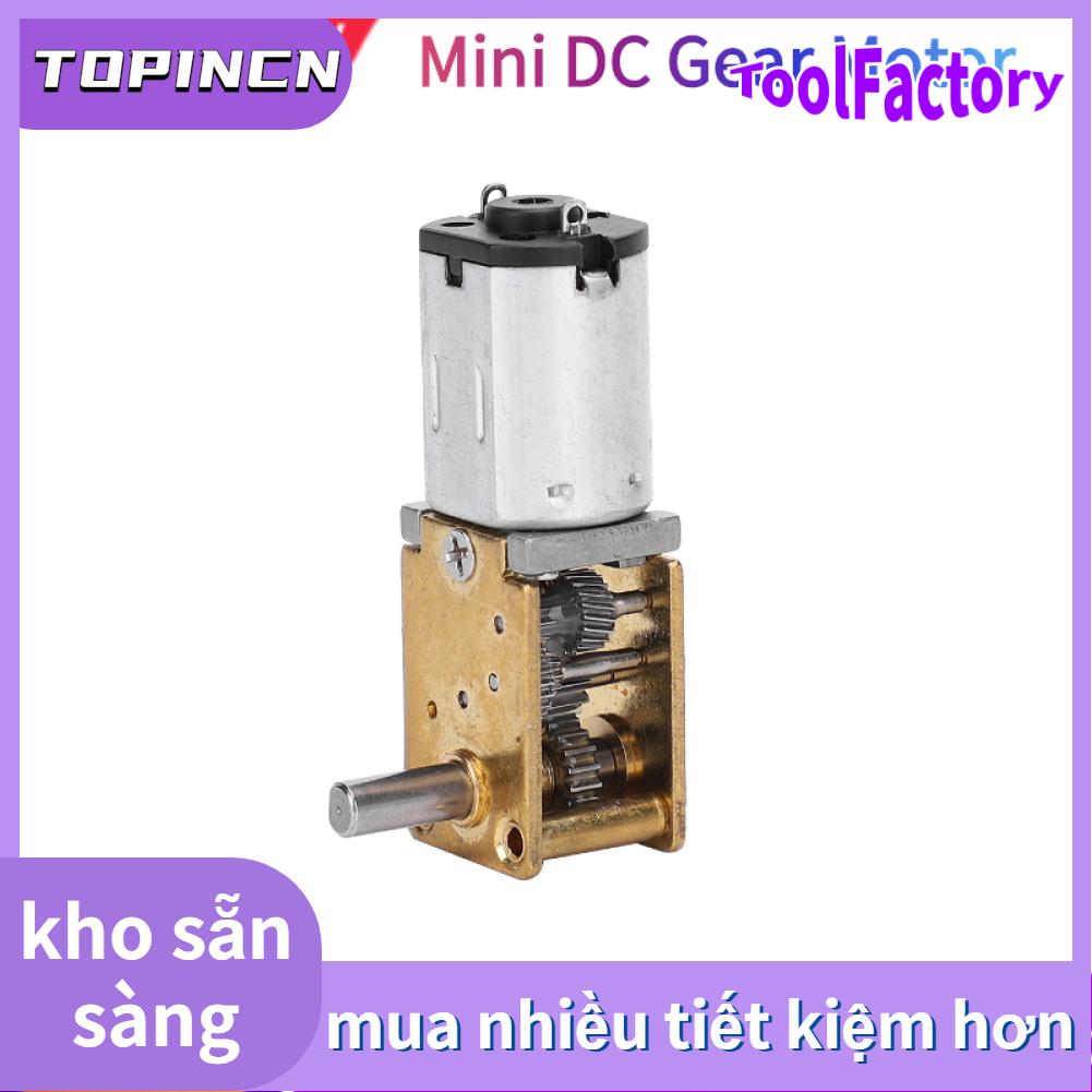 Mini Gear Motor Micro Worm Gear Reducer Brush DC Motors Electronic Devices 1218GE‑N20 DC3V 16RPM