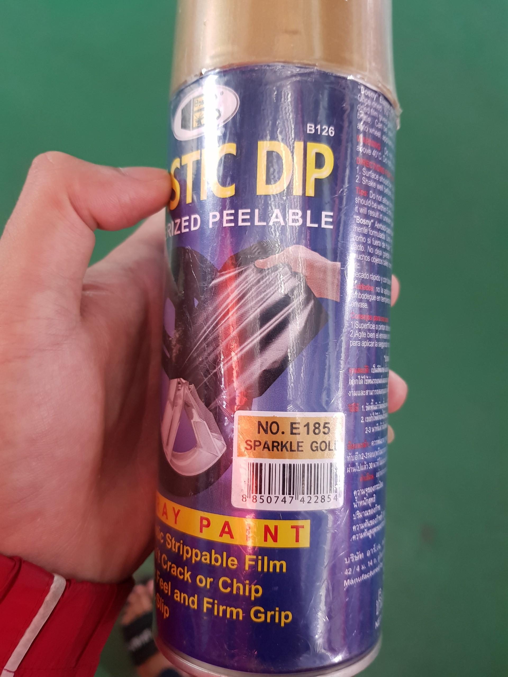 [HCM]Sơn lột Elastic Dip Bosny( Vàng gold)