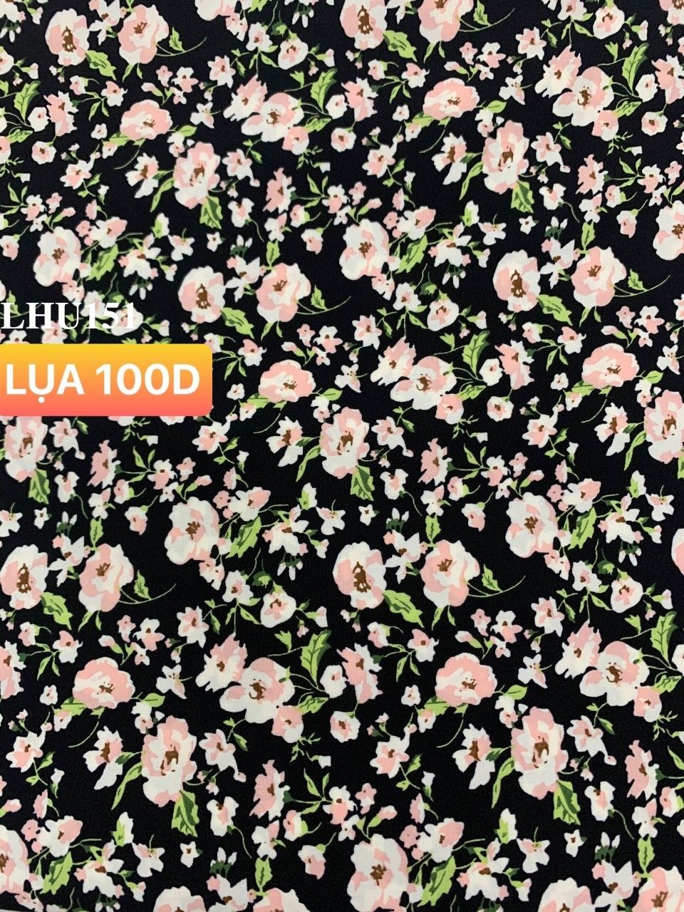 [HCM]VẢI LỤA 100D HOA NHÍ - DÒNG VẢI THÔNG DỤNG - 1 MÉT X 1M5