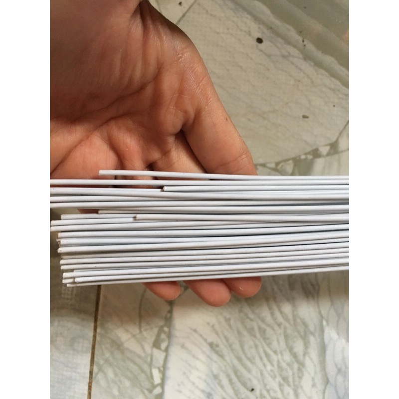 kẽm làm hoa bọc nhựa