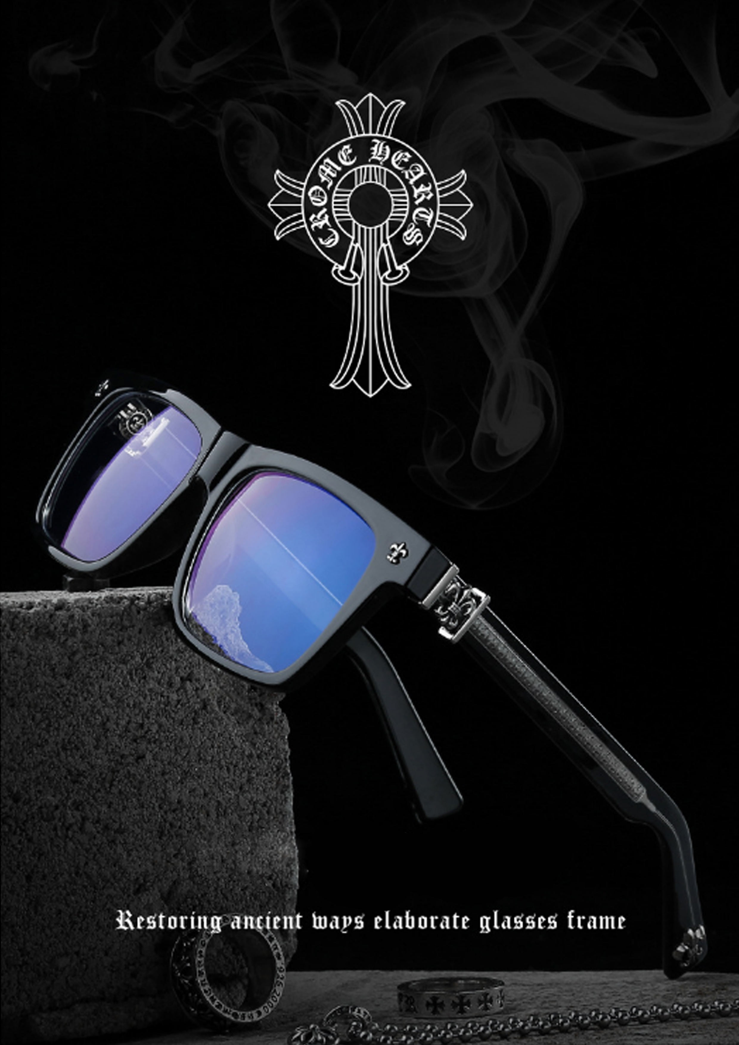 MẮT KÍNH THỜI TRANG CHROME HEARTS CAO CẤP