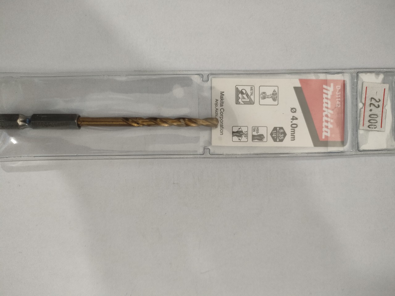 Chính hãng - mũi khoan sắt chuôi lục giác makita d-46539 d-31142 d-31186 d d-31201 d-31217