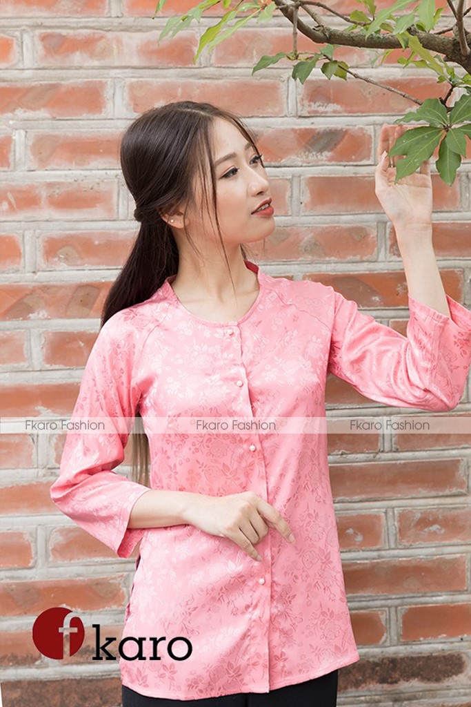 ÁO BÀ BA TÔN DÁNG CHẤT LIỆU LỤA