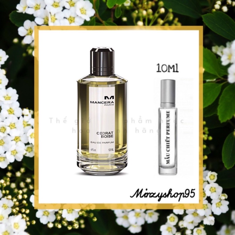 Mẫu Thử Nước Hoa Mancera Cedrat Boise Unisex 5ml-10ml