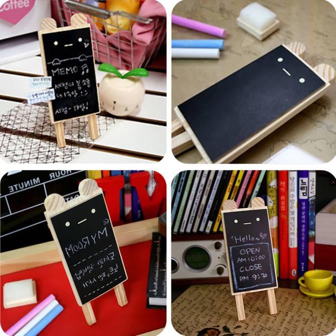 Bảng gỗ mini để bàn (kích thước: 7cm x 17cm) - 01 chiếc