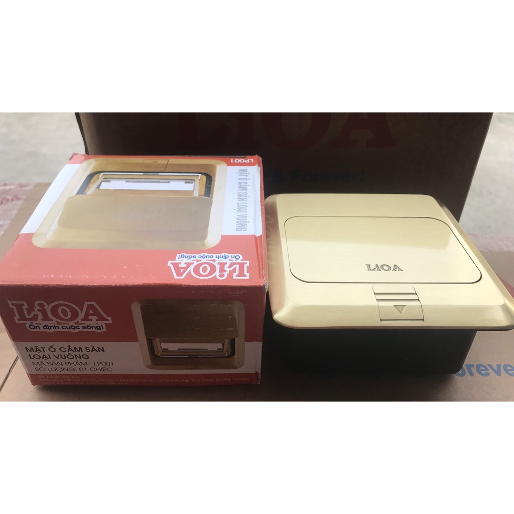 Ổ cắm âm sàn LiOA Loại vuông