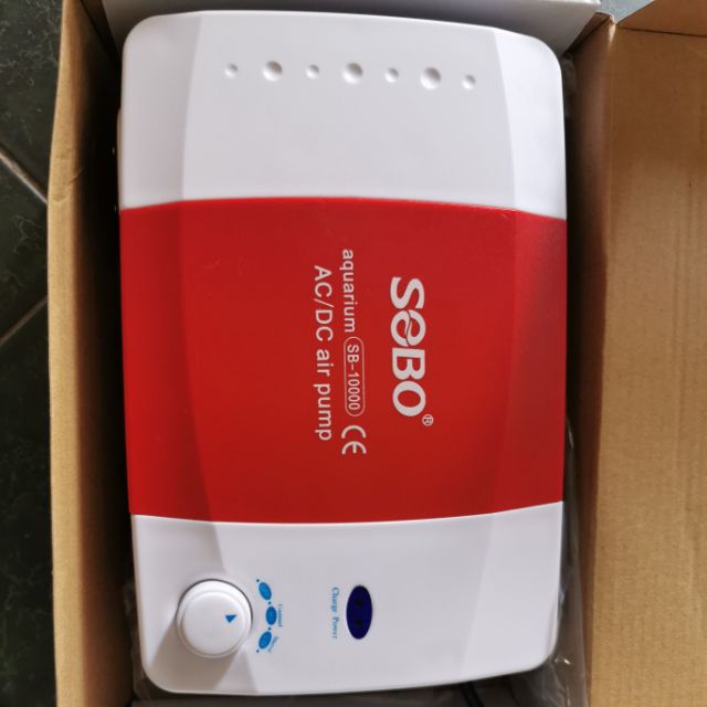 [HCM]Máy sủi oxi tích điện Sobo 10000