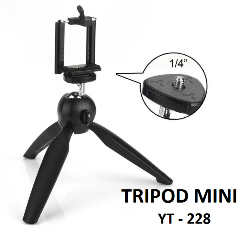 Tripod mini cho điện thoại và camera YT-228