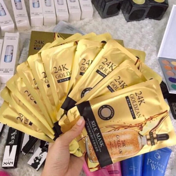 Mặt nạ lụa 24k Goldzan Silk Mask