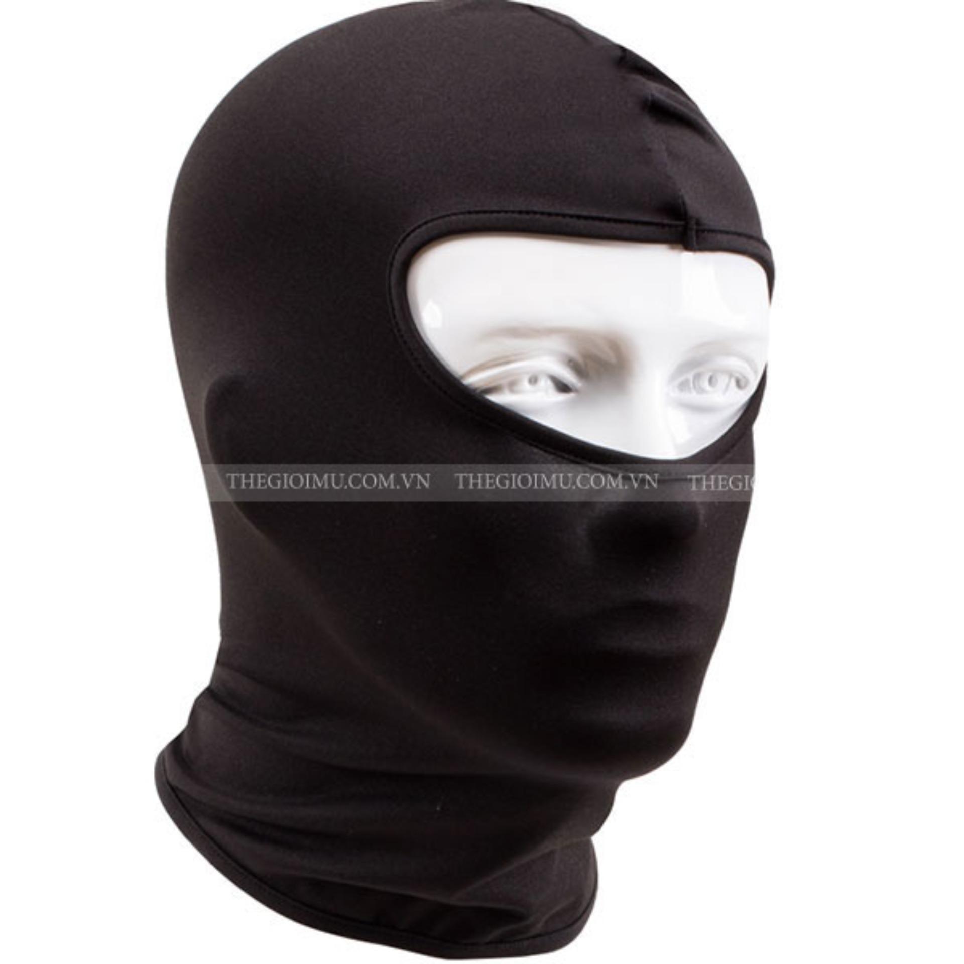 COMBO 5 Khăn trùm mặt nạ đi phượt NINJA (Đen)