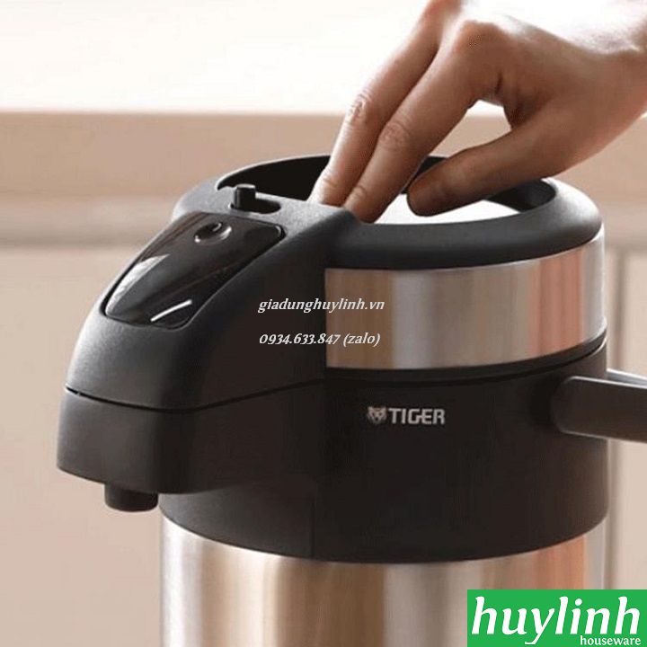 Bình thủy giữ nhiệt bấm rót Tiger MAA-A302 - 3 lít