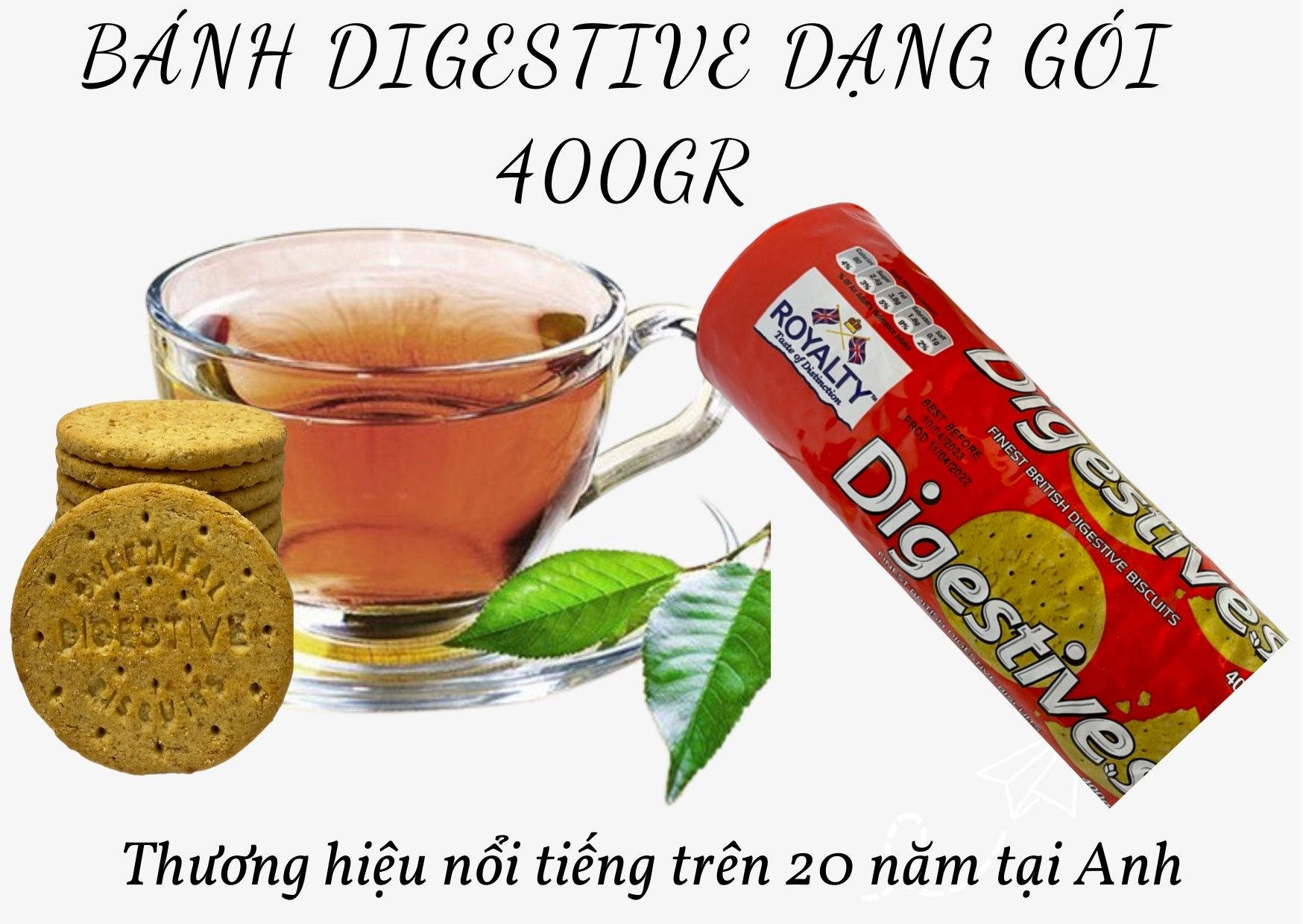 Bánh Quy Digestive Royalty Healthy - 400g