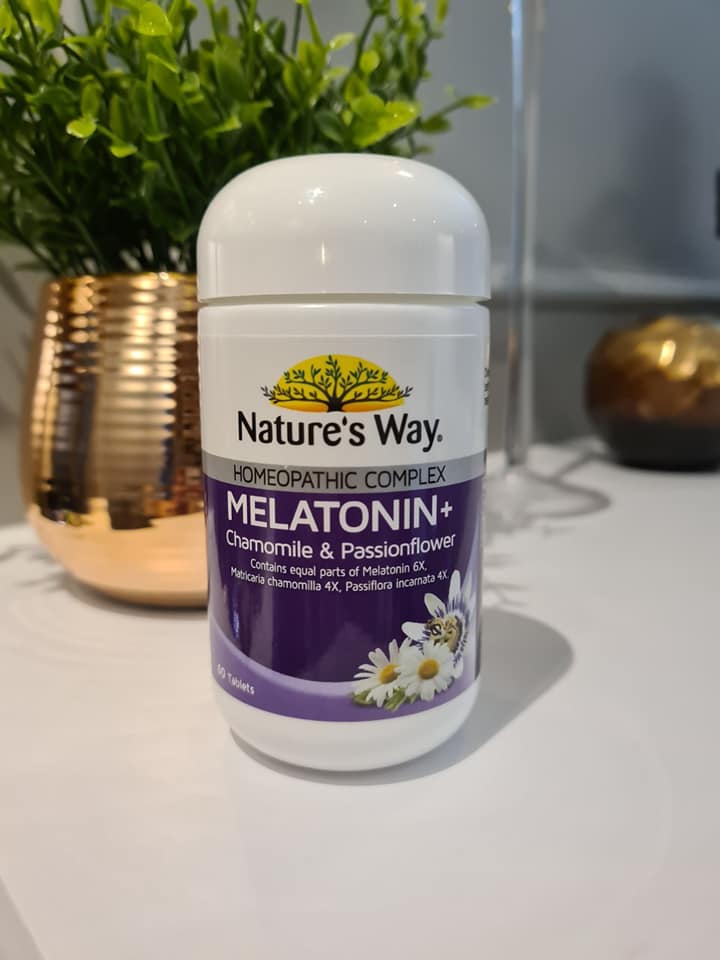 Nature Way Melatonin - Homeopathic Complex với Chamomile & Passionflower
