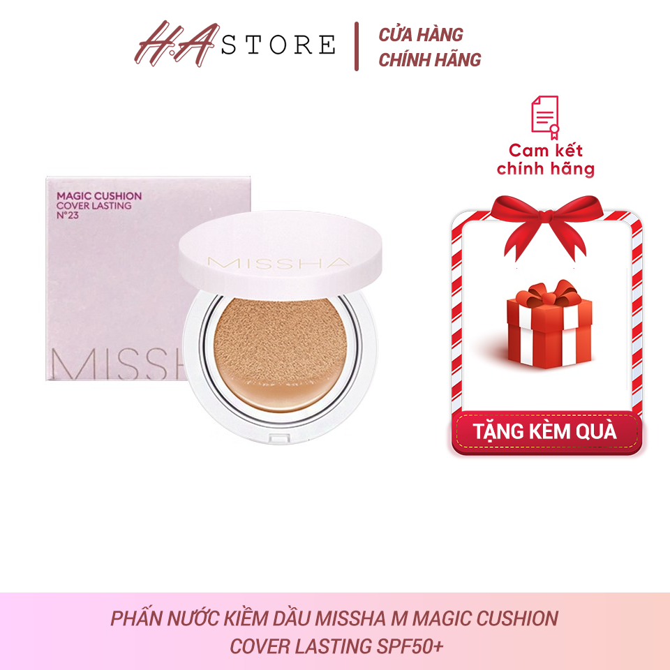 Phấn Nước Missha M Magic Cushion Cover Lasting SPF50+ Kiềm Dầu