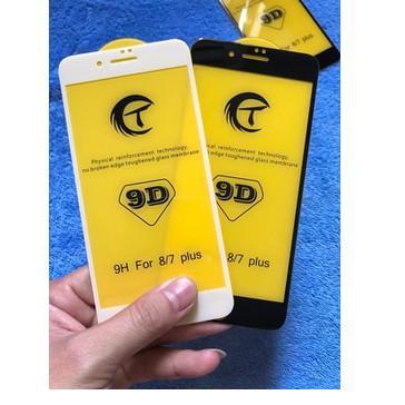 Kính cường lực cho iphone 7 Plus / 8 Plus - 9D xịn Full màn hình cao cấp