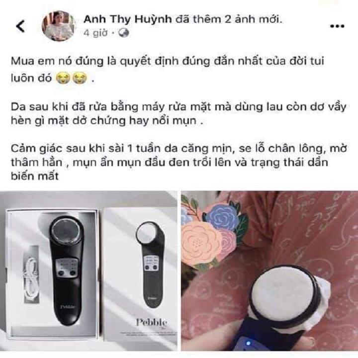 [HCM]Máy chăm sóc da mặt Pebble Fluer