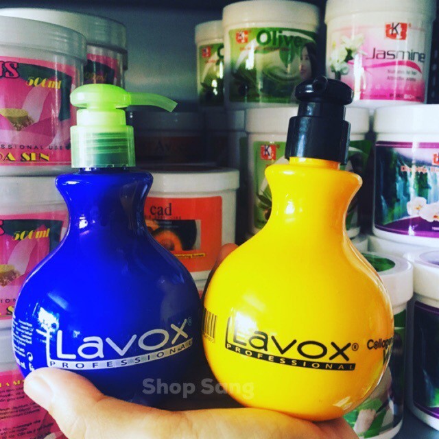 KEO GEL WAX LAVOX TẠO NẾP TÓC 300ml - Xả khô Lavox Vàng