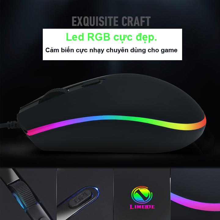 Chuột Game Thủ LIMEIDE 007 LED RGB