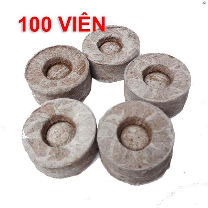 Set 100 viên nén xơ dừa