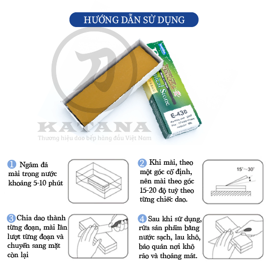 Đá mài tinh Naniwa Nhật Bản #3000 DELUX E 430 (175x55x15)