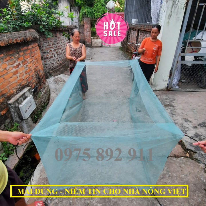 Tráng,lồng, vèo nuôi ếch 2x1x0,8v20