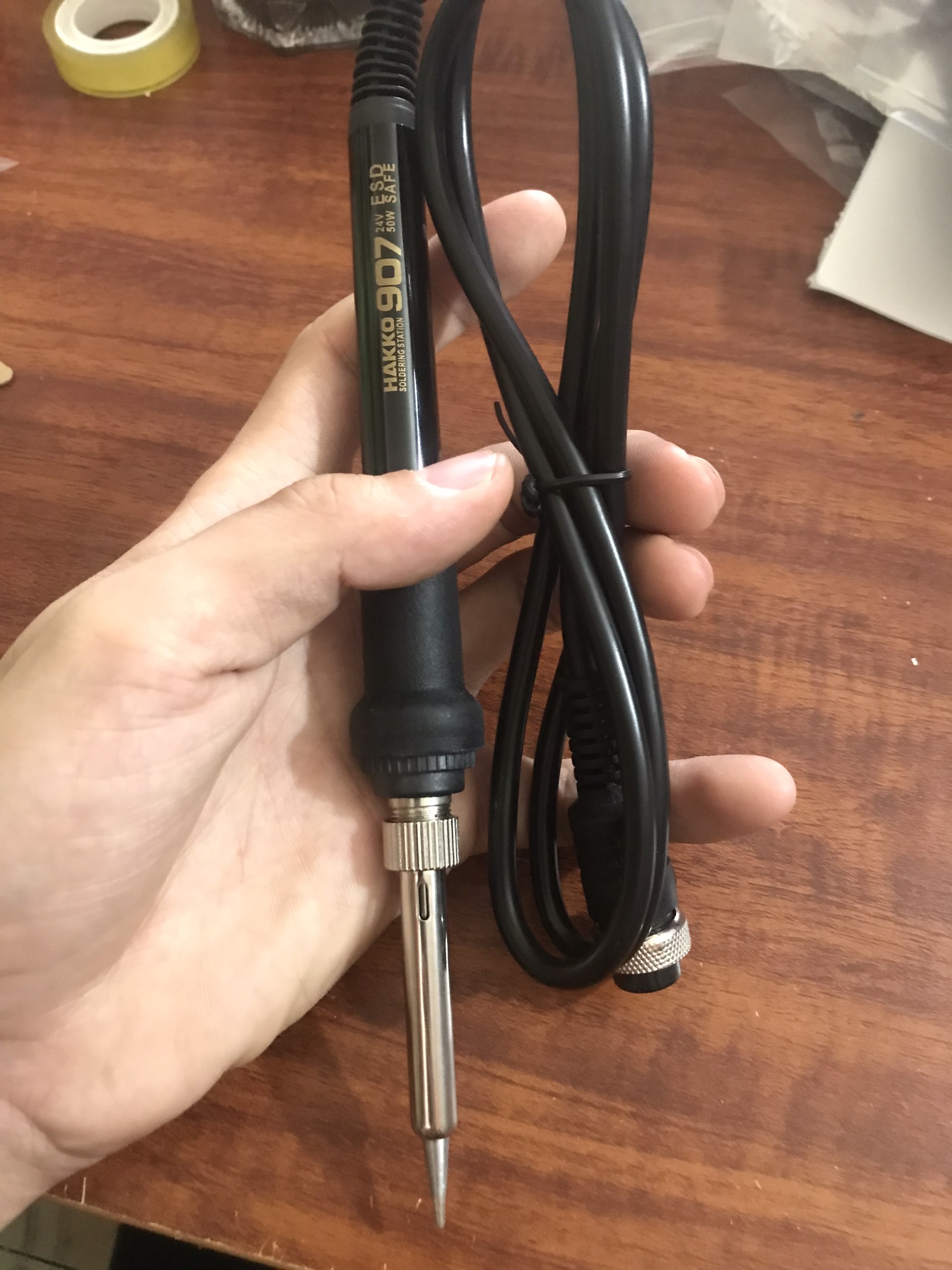 Tay hàn 907 thay thế dùng cho trạm hàn Hakko 936