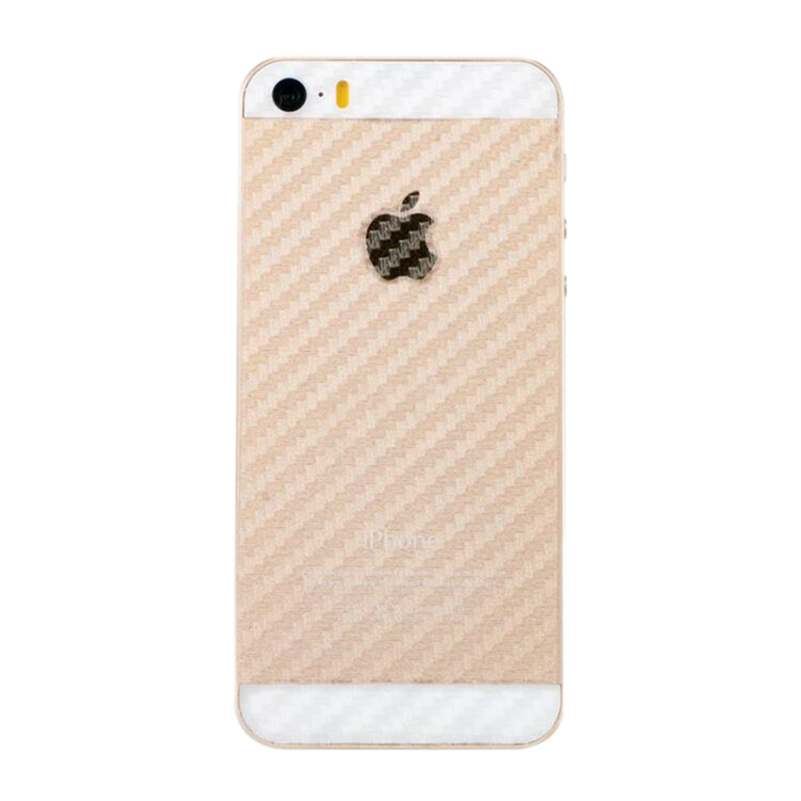 Miếng dán mặt sau vân carbon full viền cho các dòng iPhone