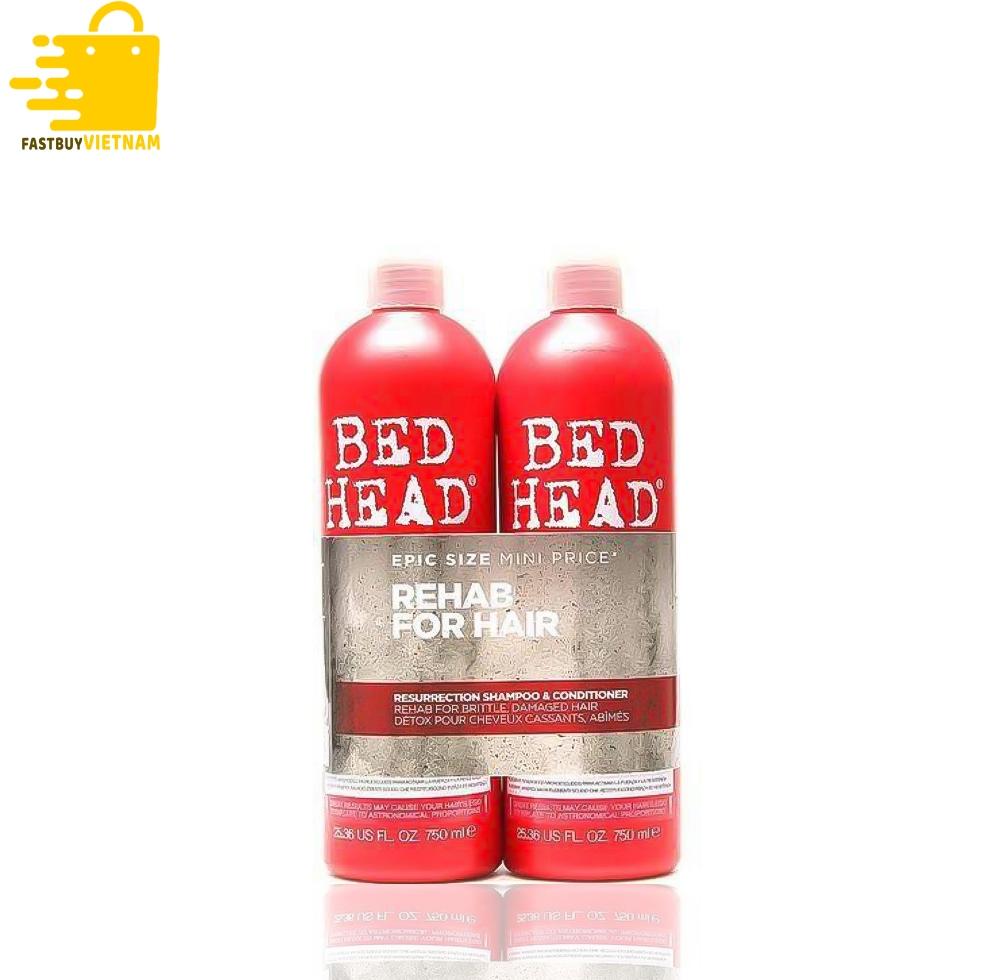 Dầu Cặp Tigi - Cặp Dầu Gội, Dầu Xả Cao Cấp Dưỡng Ẩm Và Phục Hồi Tóc Hư Tổn giá rẻ