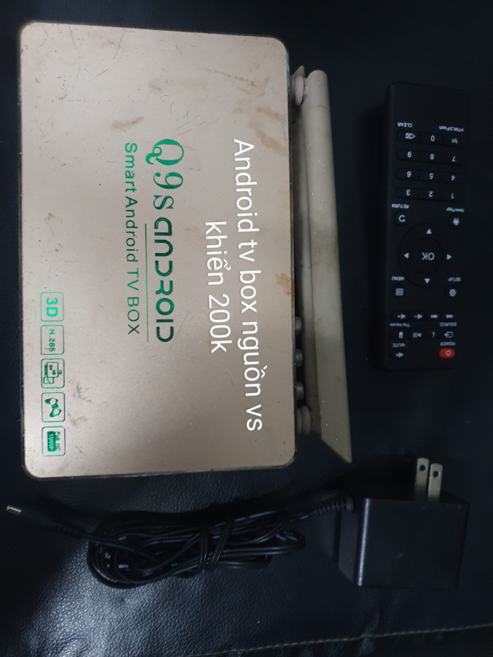 Đầu android tv box android 4.4.2 1G 90% (đã qua sử dụng)
