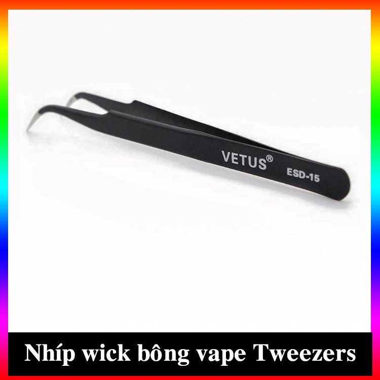 Nhíp wick bông vapez Tweezers - Nhíp cong