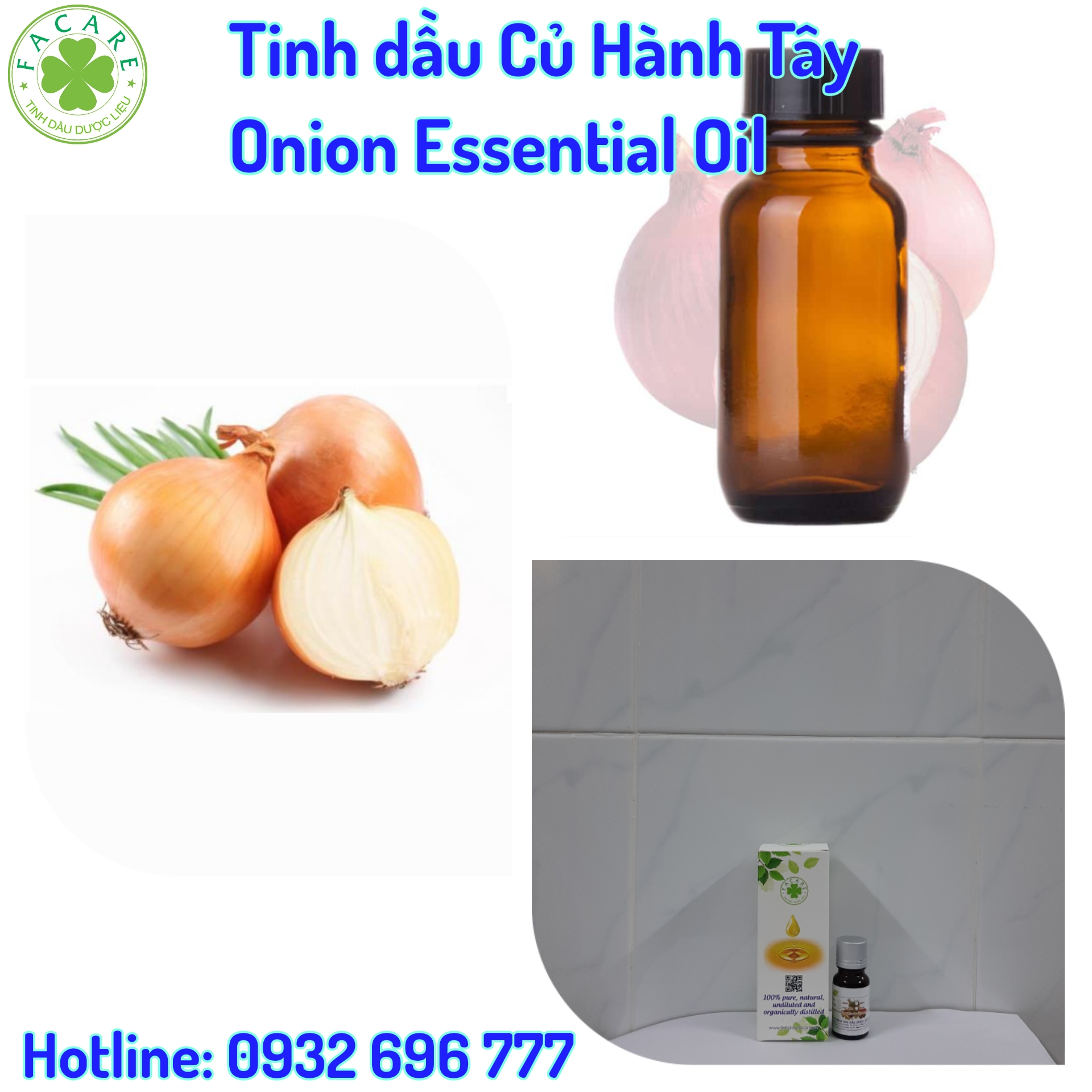 Tinh dầu Củ hành tây Onion essential oil - 10ml