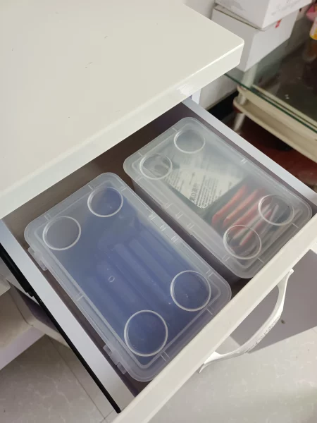Bộ 3 hộp nhựa đựng đồ học sinh có nắp Glis IKEA