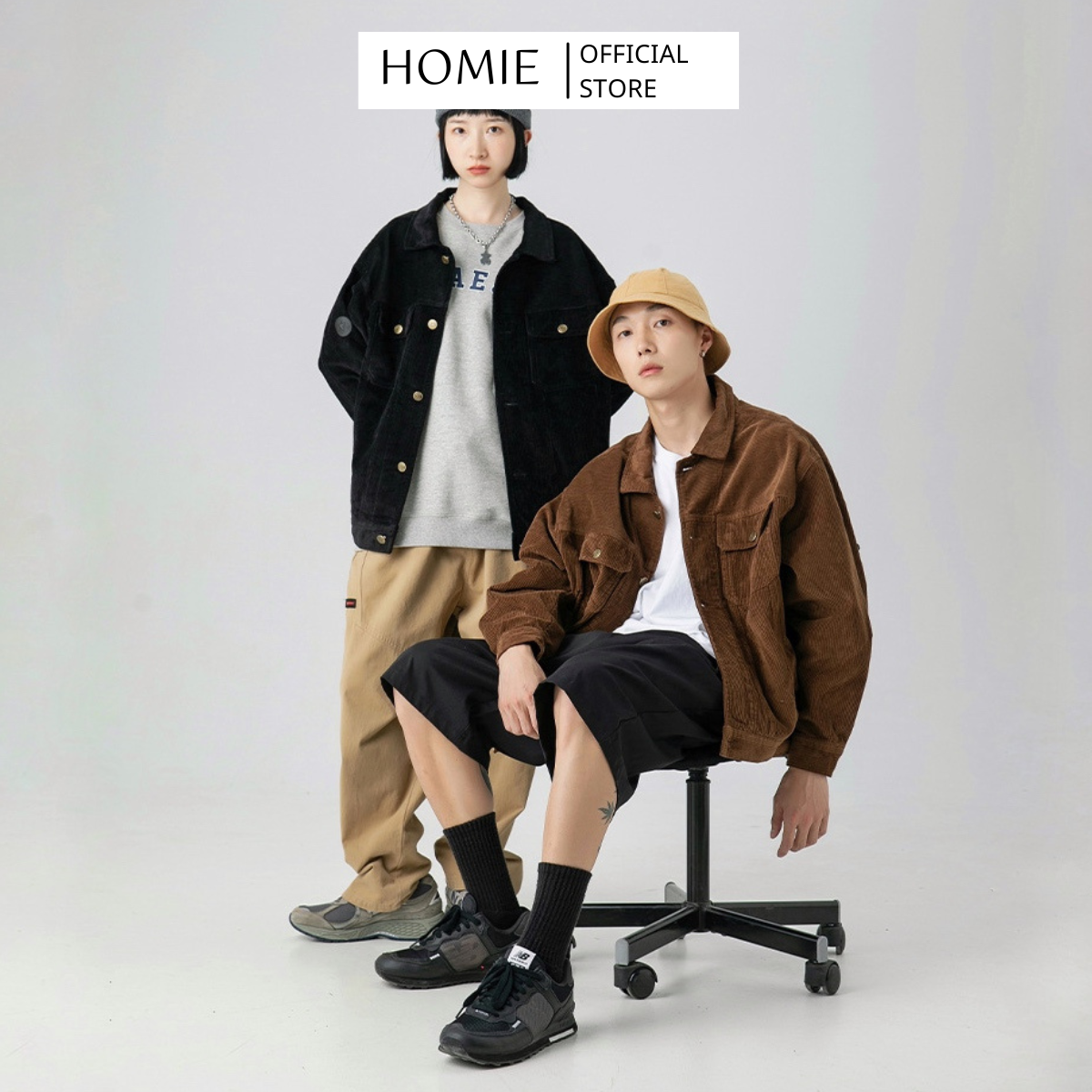 Áo Khoác Jacket Nhung Tăm Dáng Hàn Quốc