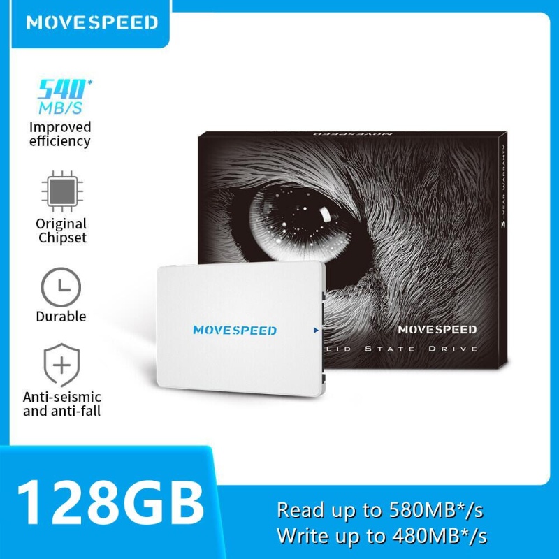 Ổ cứng MOVE SPEED SSD SATA III 128GB | Bảo hành 36 Tháng | trông vòng 24H hoàn thành bảo Hành