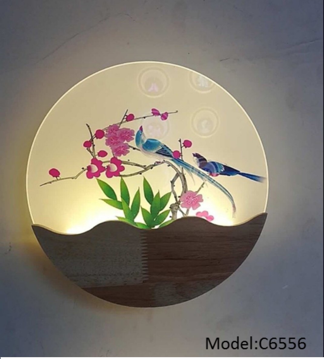 Đèn tường led C6556 hoa anh đào
