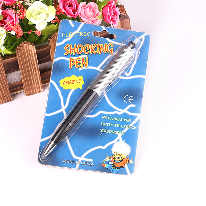 Bstd07 điện sốc bút đồ chơi vui vẻ có thể ghi bóng điểm bút tiện ích trò đùa vui prank