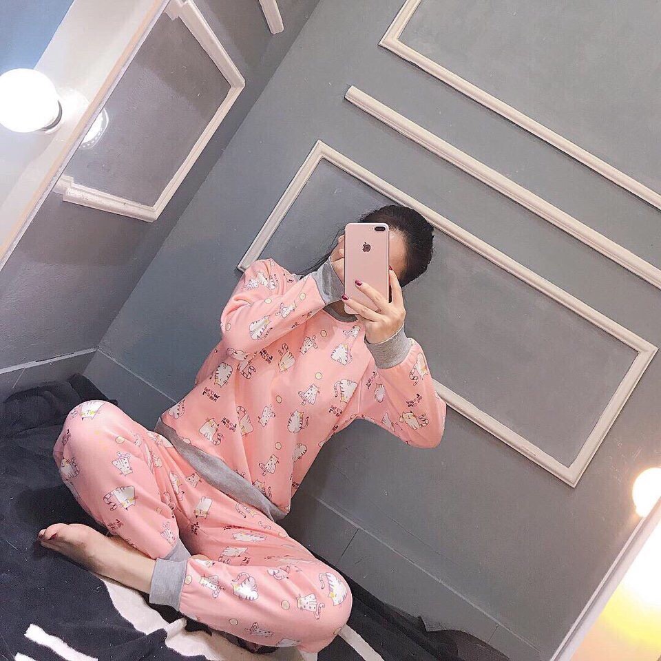 Bộ nỉ LÓT LÔNG NỮ siêu kute